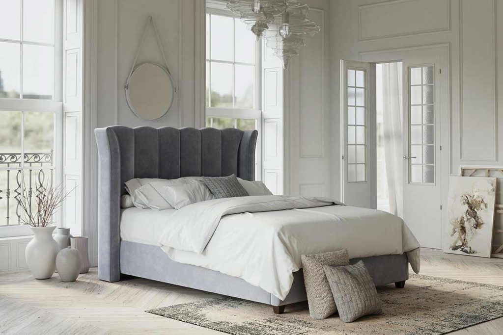 Montana Bed-Wingback Collection | Elite Beds Company UK | handmade beds uk