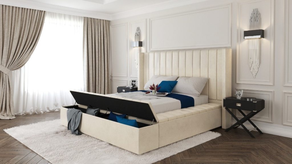Tuxedo luxury Wingback Collection | Elite Beds Company UK | handmade beds uk